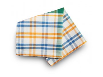 Prostírka 30x30 cm - žlutá, modrá, zelená kostka