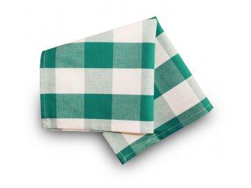 Prostírka 30x30 cm - zelená kostička