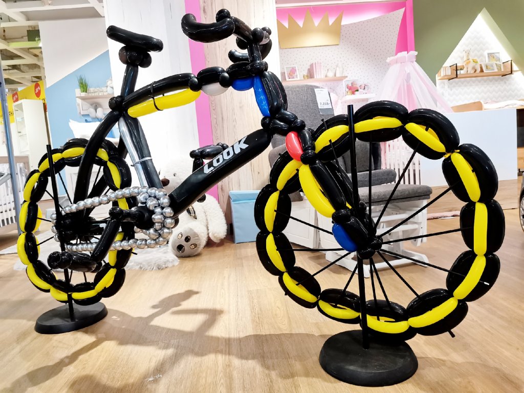 jízdní kola kolo dárek pro cyklistu cyklistika dárky z balónků balónky (1)