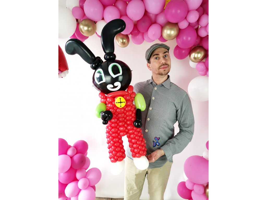 bing králík králíček černý zajíc zajíček z balónků balónky narozeninové párty dárek dárky pro děti s dětmi narozeniny plyšák plyšáci hračka hračky