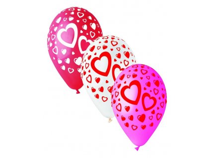 srdce srdíčka valentýn valentýnská zlaté balónky s konfety narozeninové balonky svatební zamilované balonky balonek balloon balloons z lásky hearts