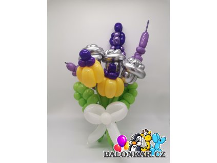 Balónek kytice - Z Lásky 60cm - Balónkový Palác