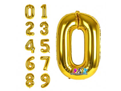 balonek cislo 0 zlaty 86cm narozeninový narozeninová číslice balloon number numbers nula čísla foliová foliový párty balonková balonkový gold zlatá white balloon balloons foil nula zero 0