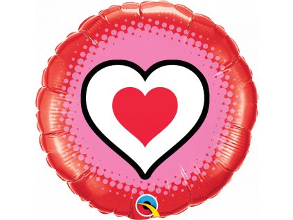 Balónek fóliové srdce Tiffany 46 cm srdce balonek cislo heart srdíčko valentýn z lásky narozeninový narozeninová číslice balloon foliová foliový párty balonková balonkový balloon balloons