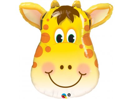 Balónek fóliové foliový balonek žirafa narozeninový narozeninová číslice balloon párty balonková balonkový balloon balloons žirafka giraffe