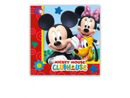 talířky talíř mickey mouse disney myšák děti dětská oslava narozenin párty pro ubrus ubrusy napkins ubrousky ubrousek prostírání