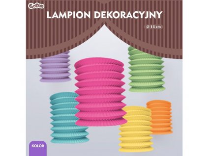 lampion dekoracyjny walec lawendowy