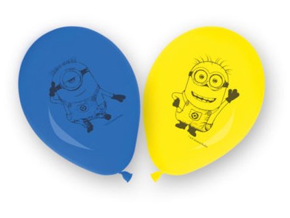 balonky balonek balonkova balloon balloons ubrousky kelímky napkins talířky oslava narozeninové happy birthday všechno nejlepší narozeniny minions mimoni ja padouchLOVELY MINIONS BALLOONS