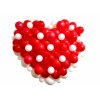Valéntýnský dárek ke valentýnu srdce z balónků balonky z lásky