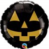 Kruh - Dýně černá 45cm fóliový balónek