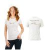 Dámské tričko s nápisy NO A?