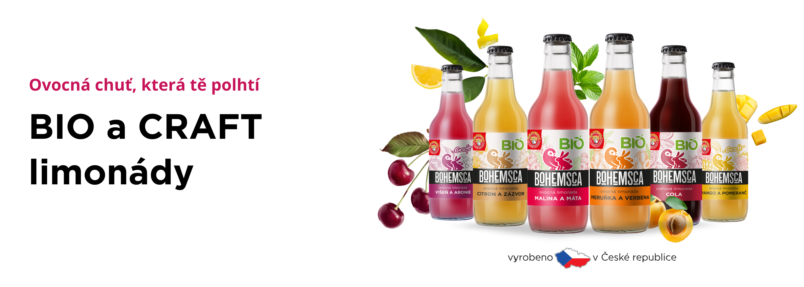 BIO  a CRAFT limonády