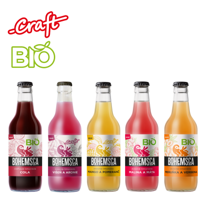 BIO+CRAFT limonáda MIX 330 ml - 15 ks