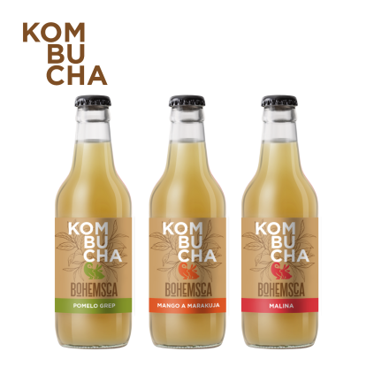 KOMBUCHA MIX malý - 3 ks