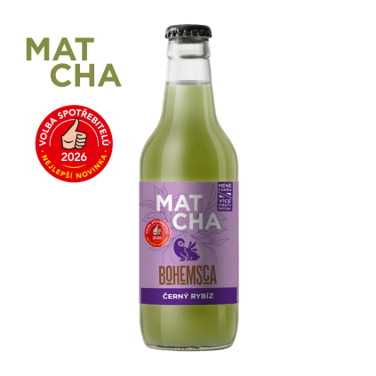 MATCHA ČERNÝ RYBÍZ - 15 ks