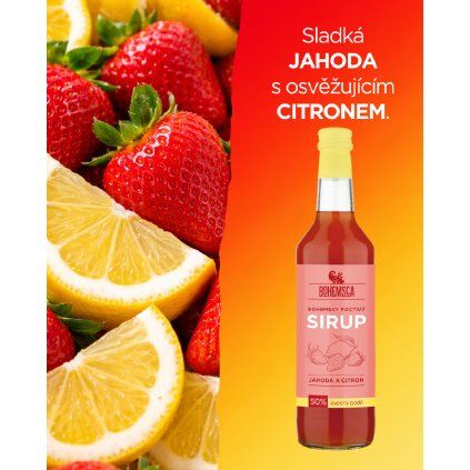 Sirup Jahoda a Citron