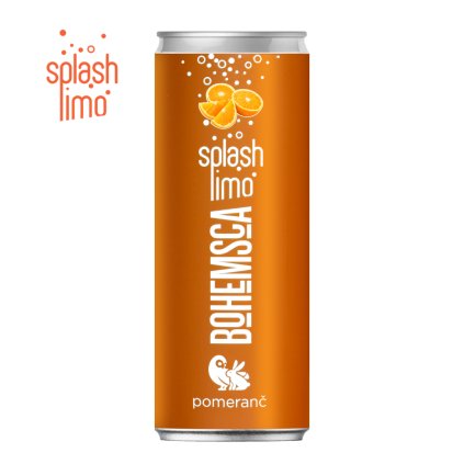 SPLASH limonáda POMERANČ 250 ml - 24 ks