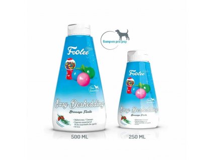 Šampon pro psy Foolee beauty Easy Deshedding pro vyčesávání v období línání s cipřišovým olejem