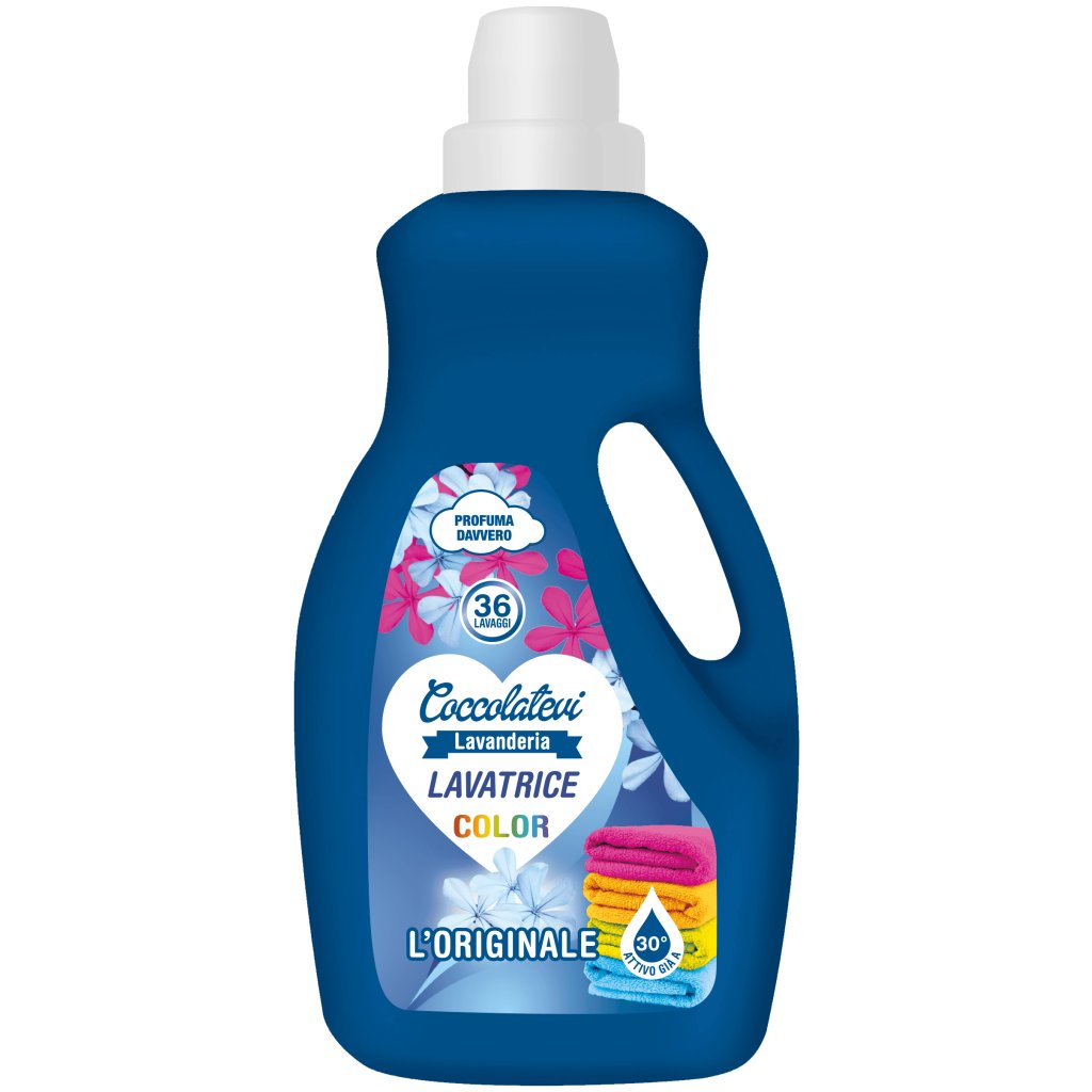 MOCKUP LAVATRICE FLACONE BLU ORIGINALE COLOR 1