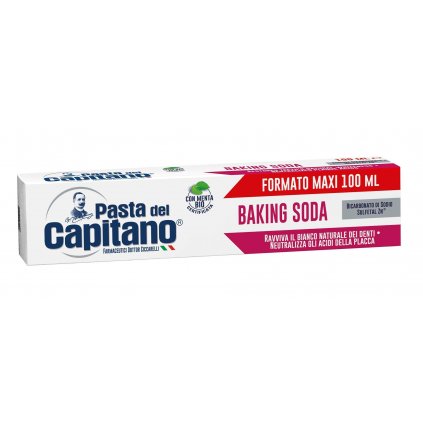 0029826 pasta capitano dentifr baking soda ml 100 nuovo