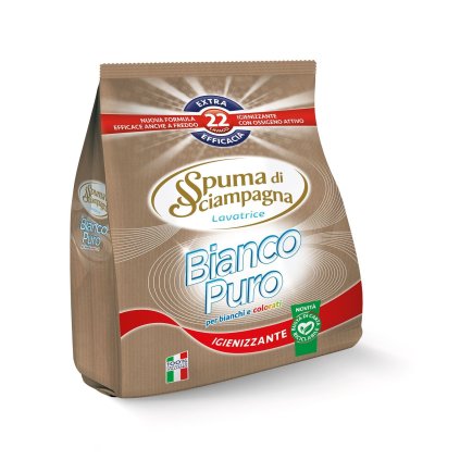 0029814 spuma di sciampagna sacco lavatrice bianco puro 22 misurini