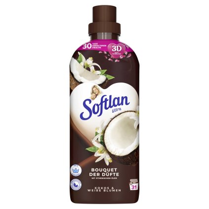 SOFTLAN Ultra Aviváž Kokos a Biely Kvet 650ML/31PD