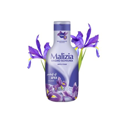 malizia plyn do kapieli iris petals platki irysu 1000ml