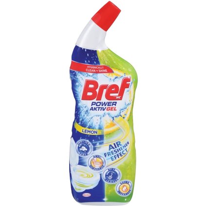 Bref WC gél Power Aktiv 700ML Lemon