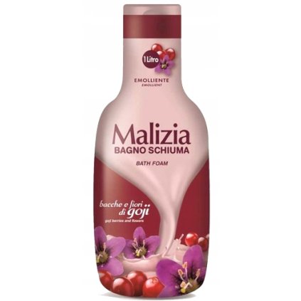 Malizia tekuty kupel Kvety a bobule Goji 1L