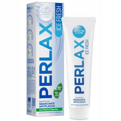 Perlax Ice Fresh 75ml pasta do zebow odswiezajacy i wybielajacy efekt