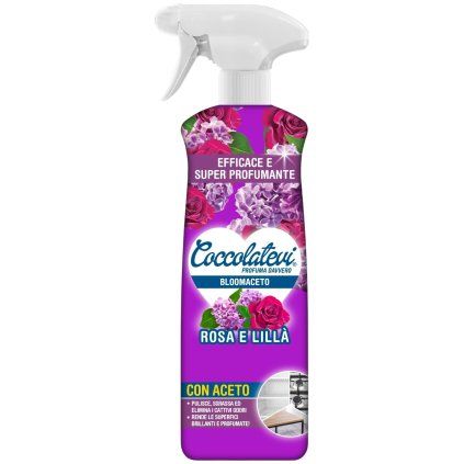 COCCOLATEVI ROSA e LILLA - octový čistič 750ML