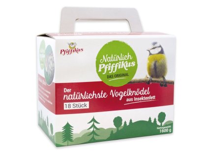 Lojové koule s hmyzím tukem Pfiffikus 18 ks 1,6 kg
