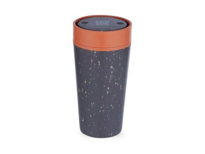3022 kelimek circular cup grey and orange 340 ml