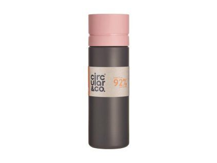 3232 lahev circular grey and pink 600ml