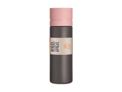 Lahev Circular Grey and Pink 600ml