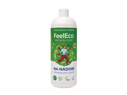 FeelEco - prostředek na mytí nádobí s vůní maliny 1 l