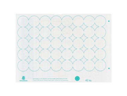 Samolepky na okna - UV kolečka 40 ks