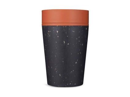 3520 kelimek circular cup grey and orange 227 ml