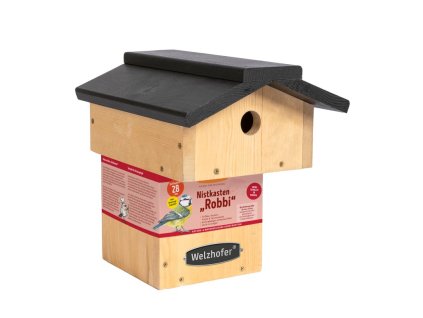 Dřevěná ptačí budka Robbi - otvor 2,8 cm