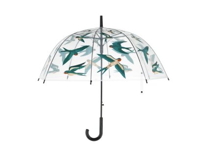 Průhledný deštník s vlaštovkami průměr 83 cm