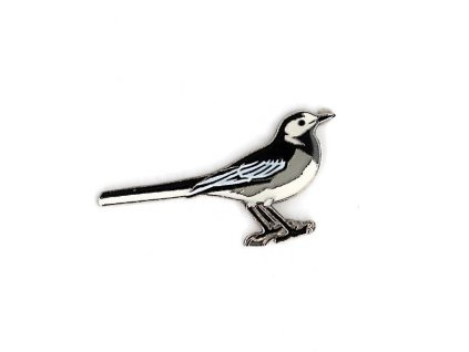 Odznáček - konipas bílý