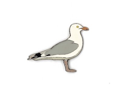 Odznáček - racek stříbřitý