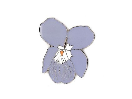 Odznáček - fialka