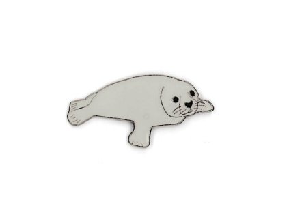 Odznáček - tuleň kuželozubý - mládě