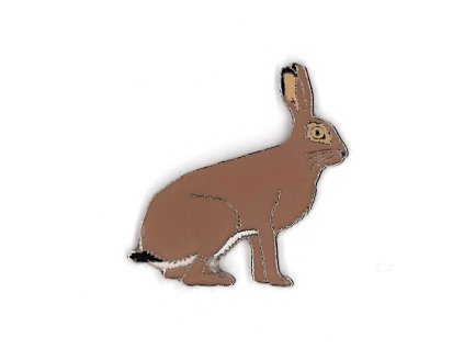 Odznáček - zajíc polní
