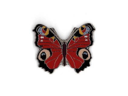 Odznáček - babočka paví oko