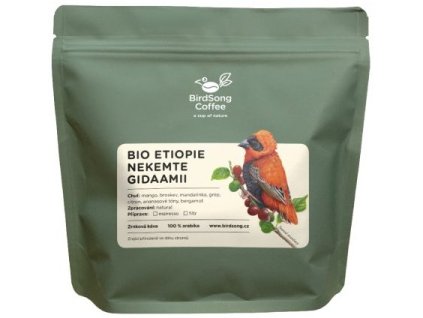 Bio káva BirdSong - Etiopie Nekemte Gidaamii