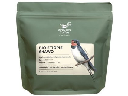 Bio káva BirdSong - Etiopie Shawo