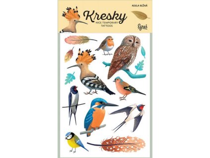 Dočasné tetovačky ptáci