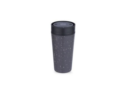 circular cup kelimek 340ml grey and ink black zelenadomacnost001